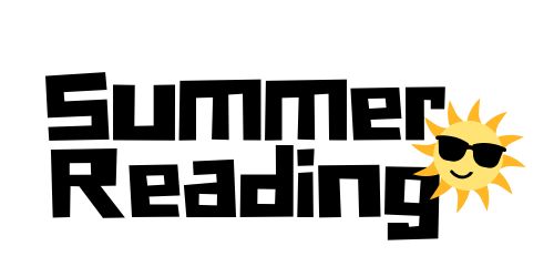 "Summer Reading" and sun with sunglasses