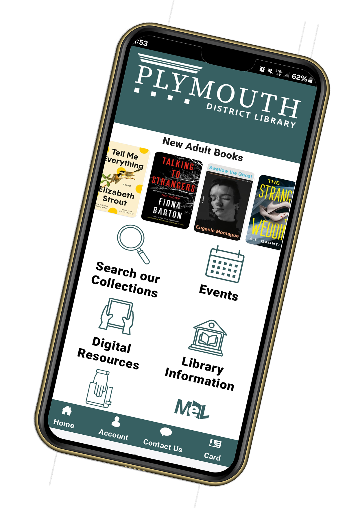 Plymouth District Library new online app. 