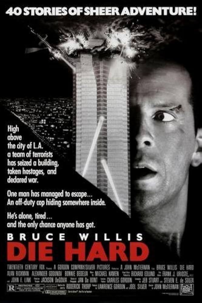 The movie poster for Die Hard