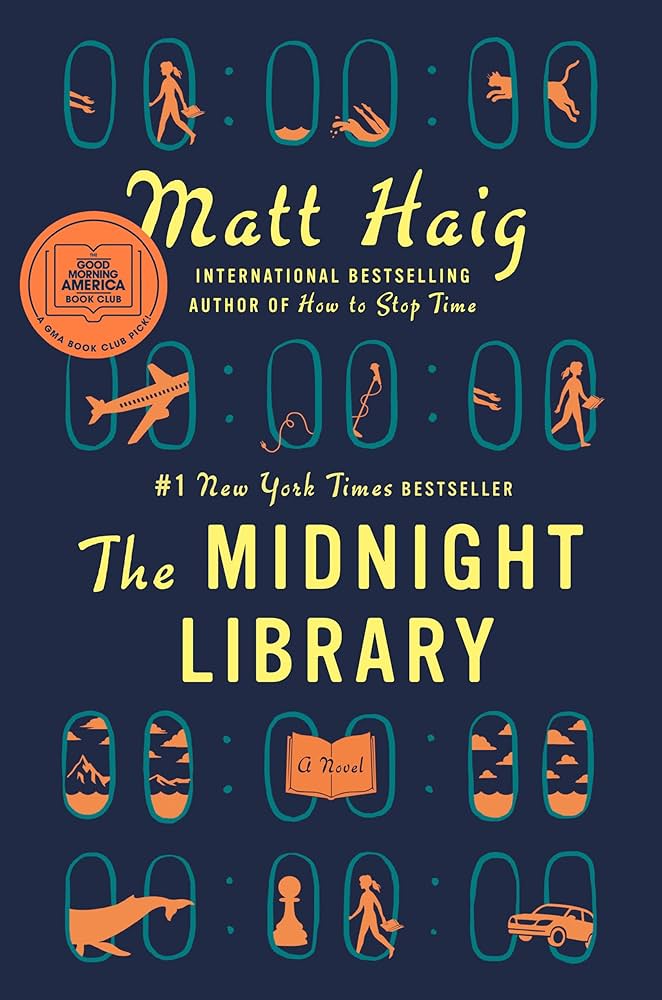 The cover of The Midnight Library by Matt Haig