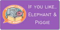 elephant and piggie button