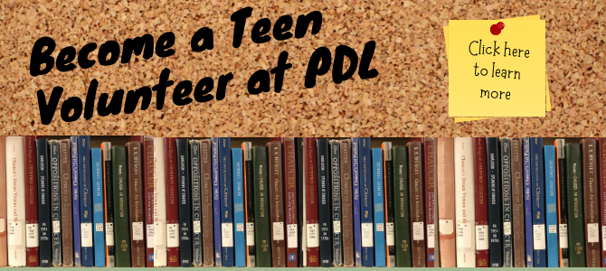 "Become a Teen Volunteer at PDL"